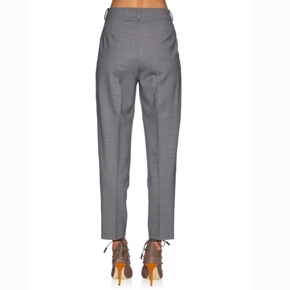 New Max Mara Studio Gray Papy Trousers Pant Size 8 - Picture 2 of 4